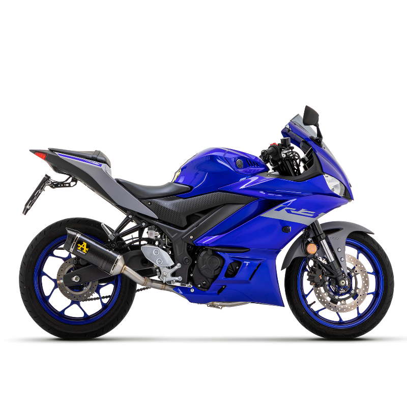 Escape en carbono Arrow Yamaha MT-03, YZF R3 / R25 15-